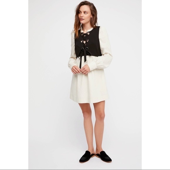 Free People Dresses & Skirts - Too Sweet Free People Mini Dress Capsule Wardrobe Neutral Staple